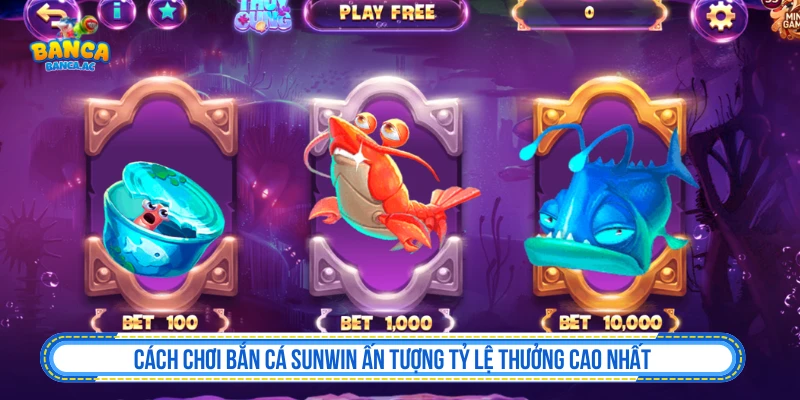 Cách Chơi Bắn Cá SUNWIN Ấn Tượng Tỷ Lệ Thưởng Cao Nhất